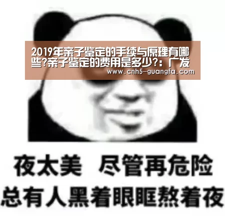 2019年亲子鉴定的手续与原理有哪些?亲子鉴定的费用是多少?